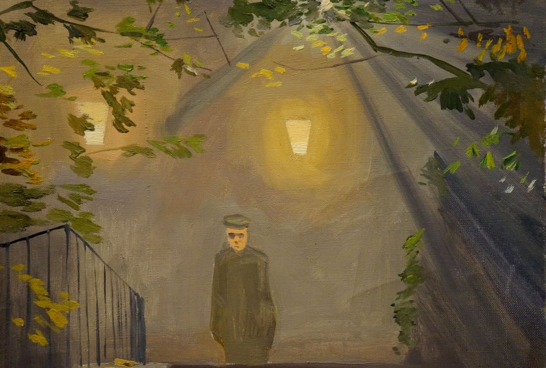 Oil painting Night park Chernikov Nikolay Vladimirovich - 3