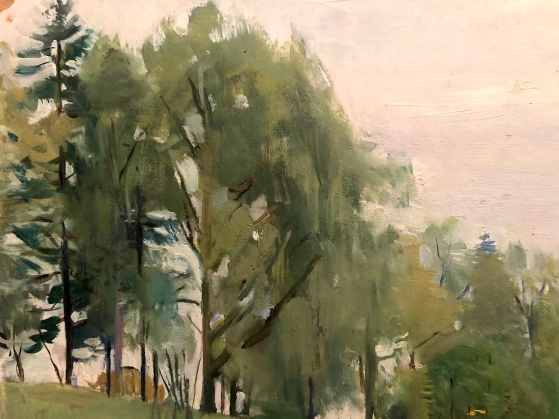 Oil painting Forest landscape Zaretskyi Viktor - 2
