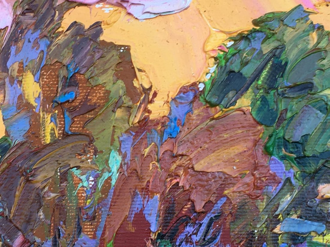 Oil painting Summer day on the field Kalenyuk Alex - 11