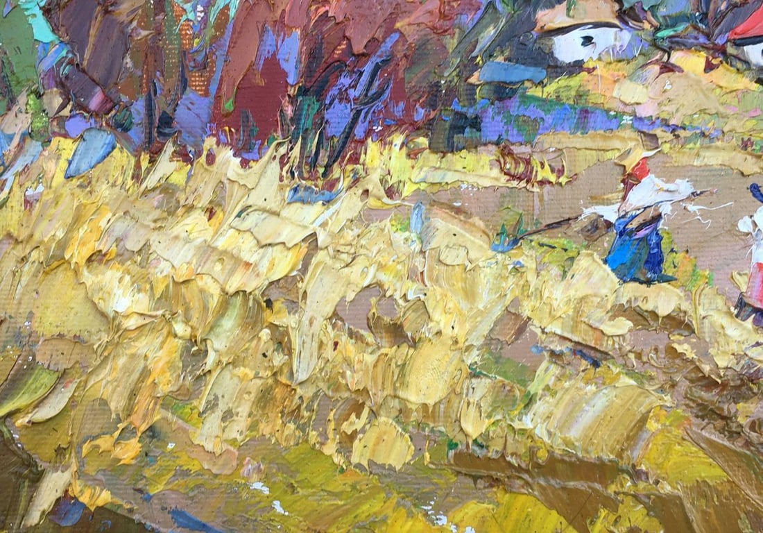 Oil painting Summer day on the field Kalenyuk Alex - 5