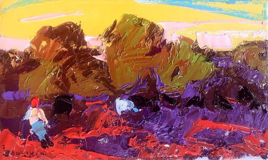 Oil painting On the Sunset Kalenyuk Alex (1 of 8)