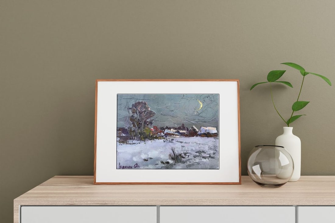 Oil painting Moonlit night Kalenyuk ?ks?n? - 2