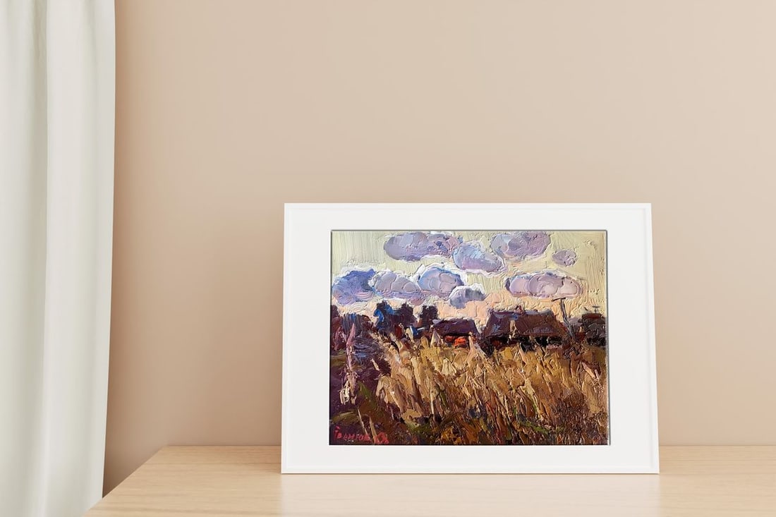 Oil painting The clouds are floating Kalenyuk Oksana - 2