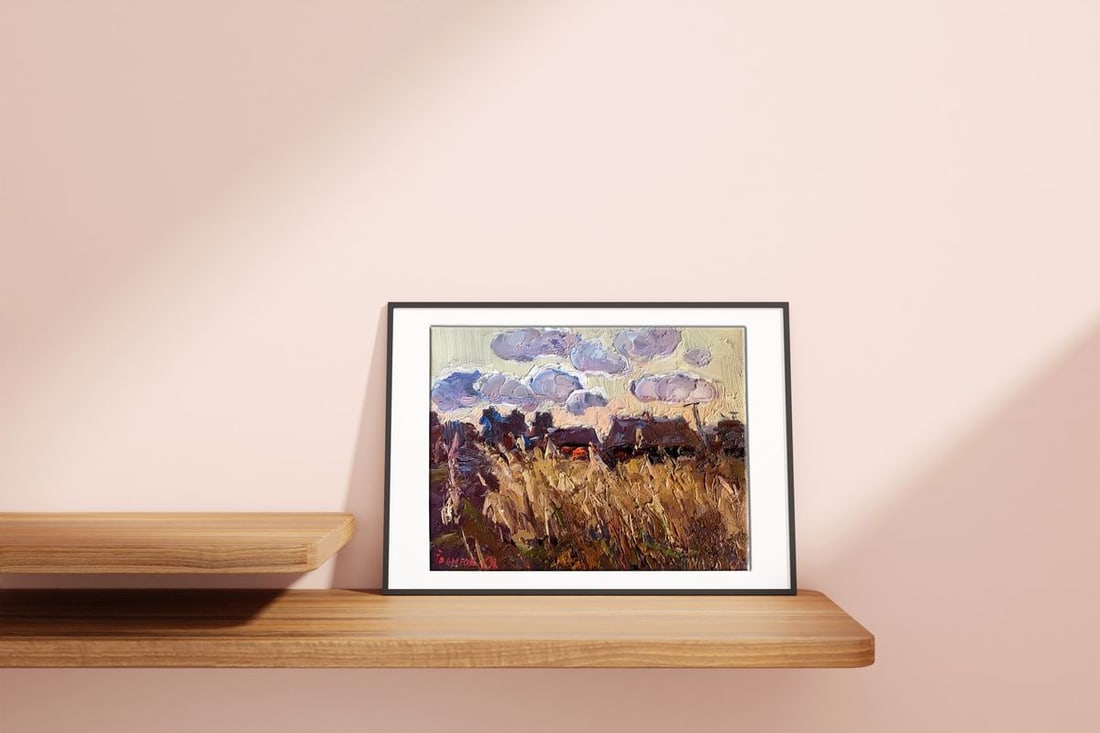 Oil painting The clouds are floating Kalenyuk Oksana - 3