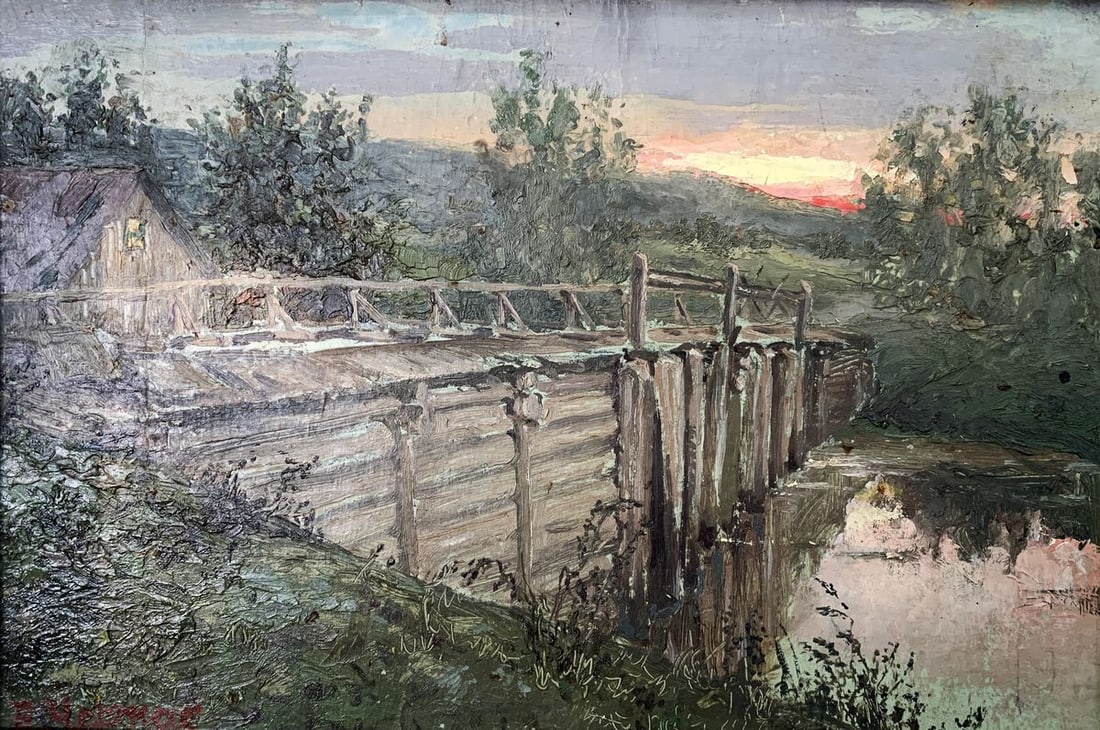 Oil painting Sunset A. Cherkas - 2