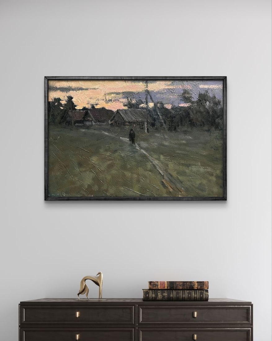 Oil painting Cold September Volodymyr Pashchenko - 3