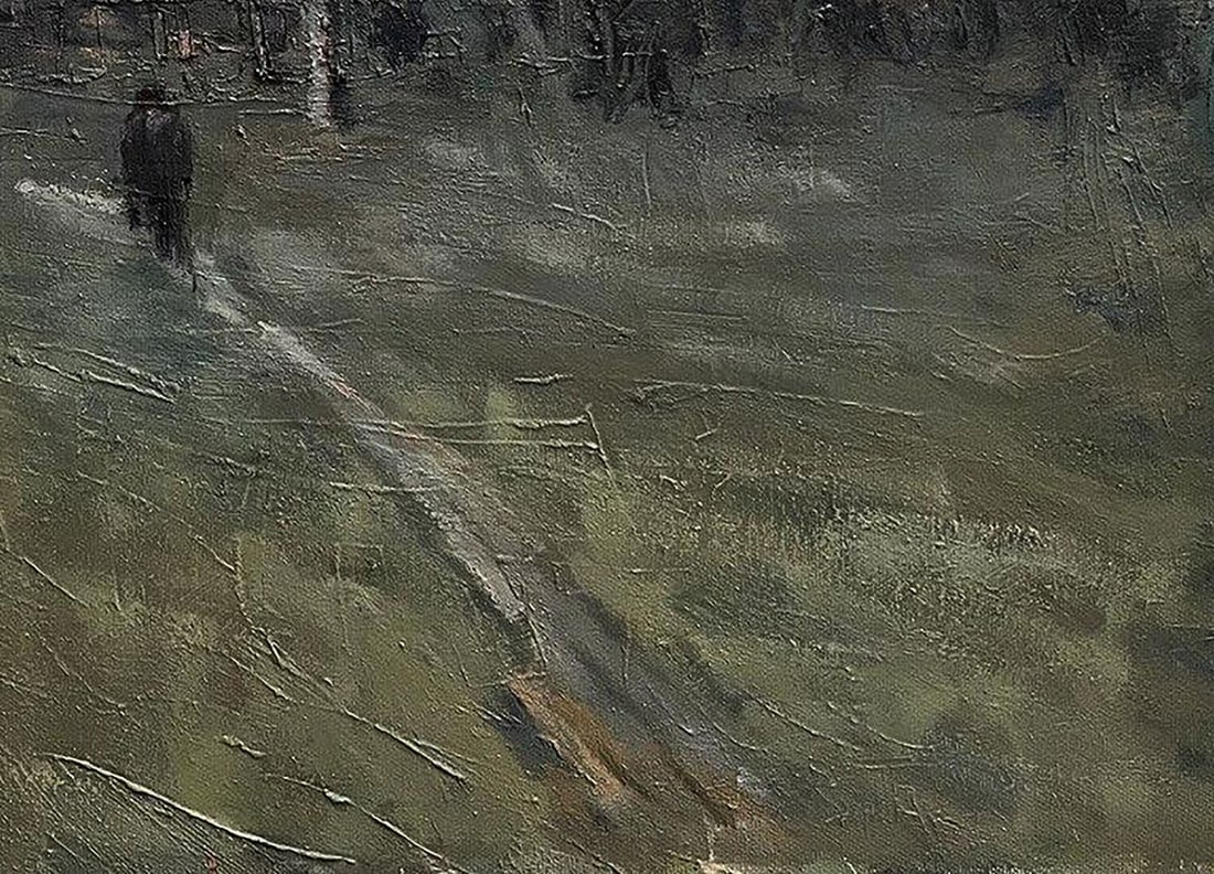 Oil painting Cold September Volodymyr Pashchenko - 7