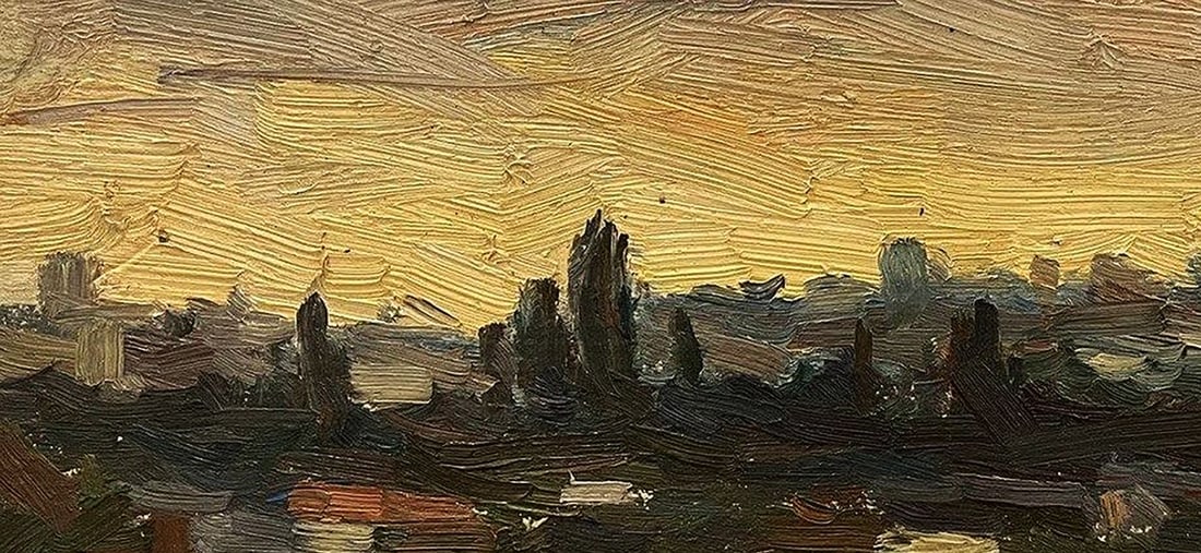 Oil painting Evening Etude Kravets Oleg - 4