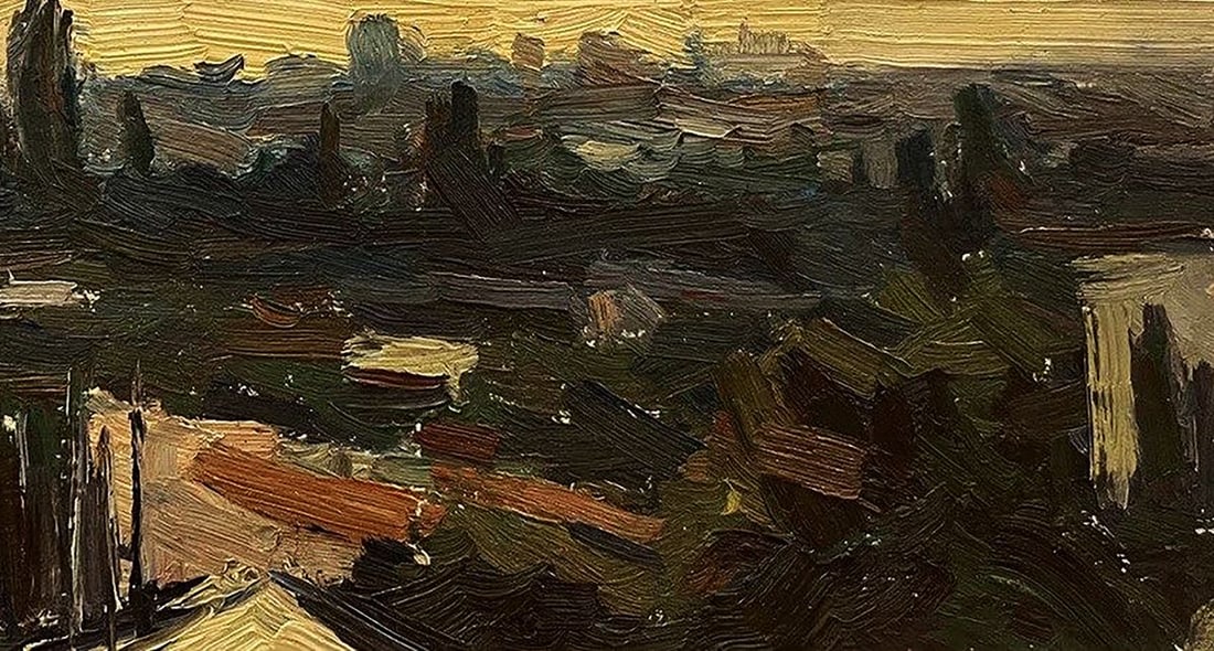 Oil painting Evening Etude Kravets Oleg - 7