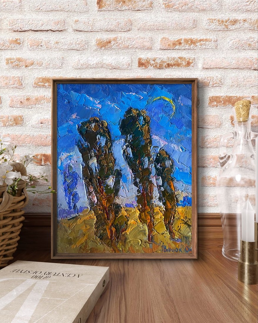 Oil painting On the road Oksana Kalenyuk - 3