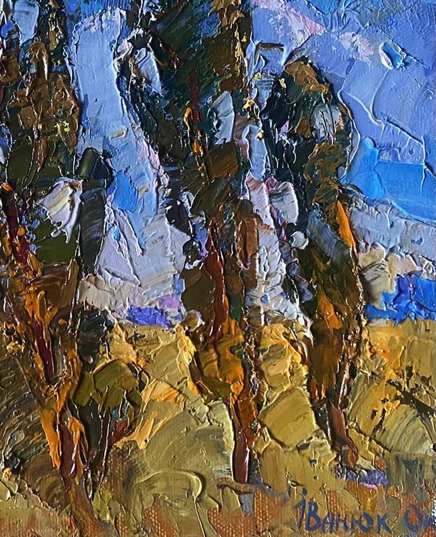 Oil painting On the road Oksana Kalenyuk - 7