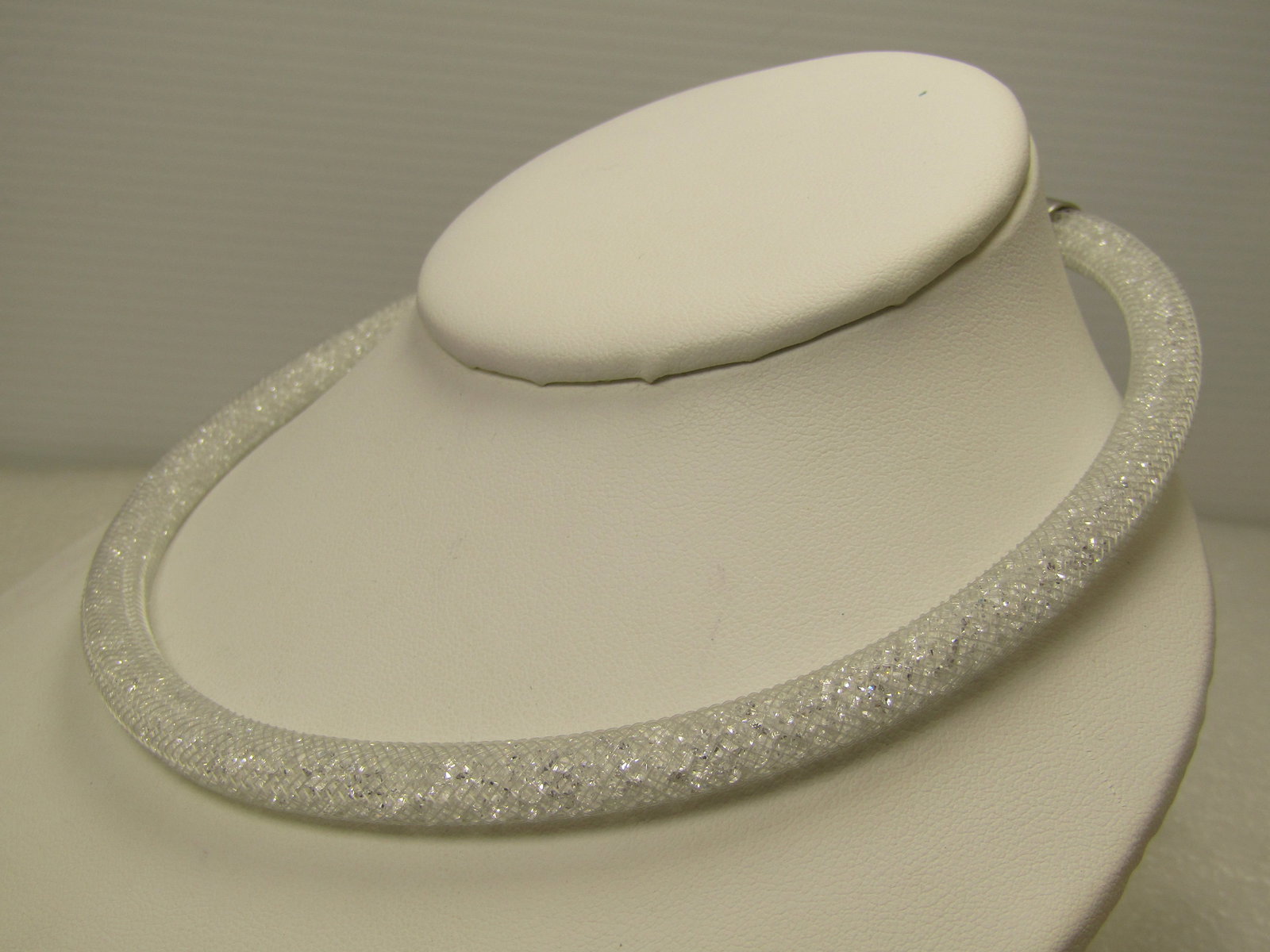 Vintage Swarovski Crystal Mesh Necklace, 16", 1990's - 2