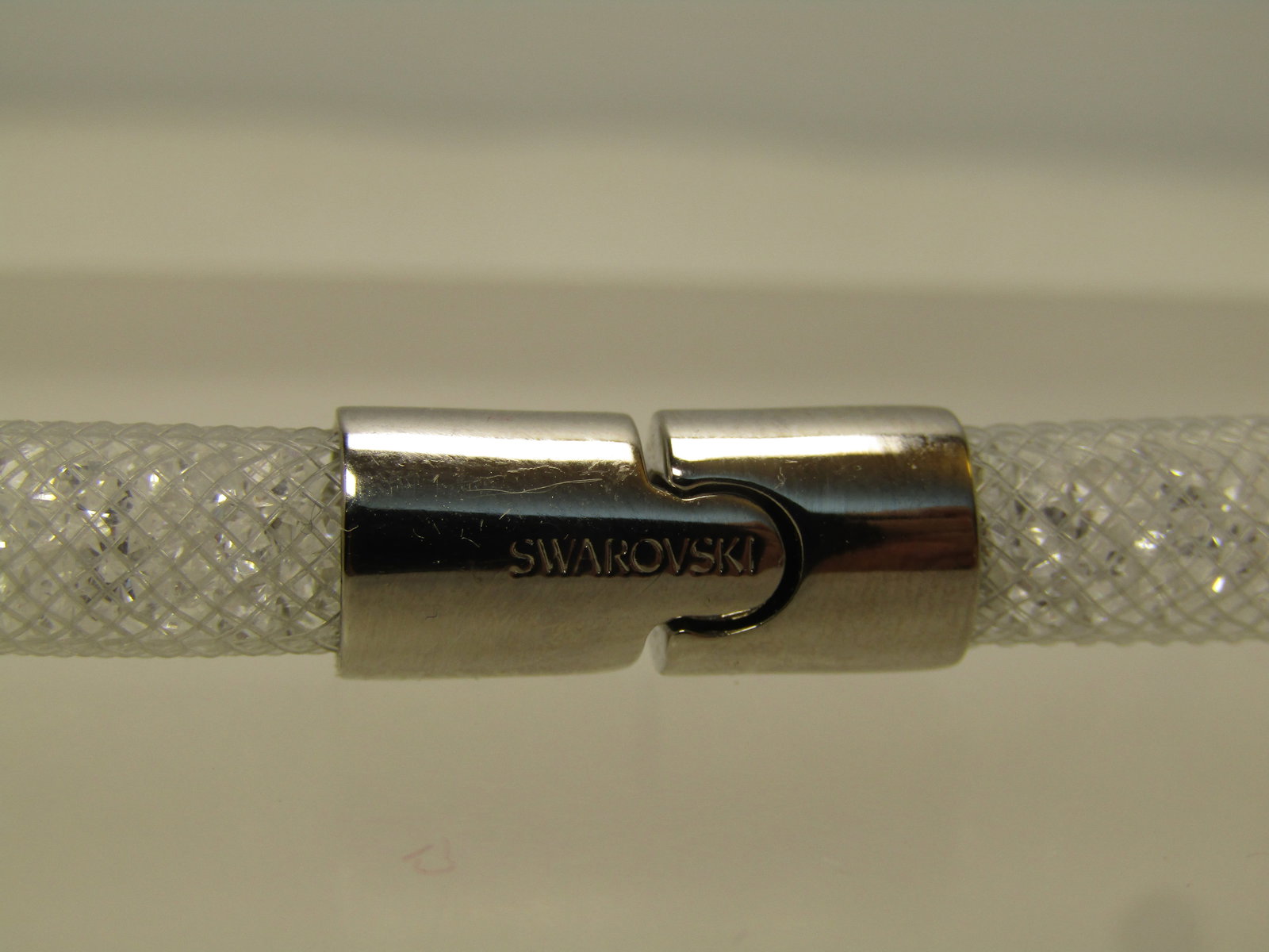 Vintage Swarovski Crystal Mesh Necklace, 16", 1990's - 5