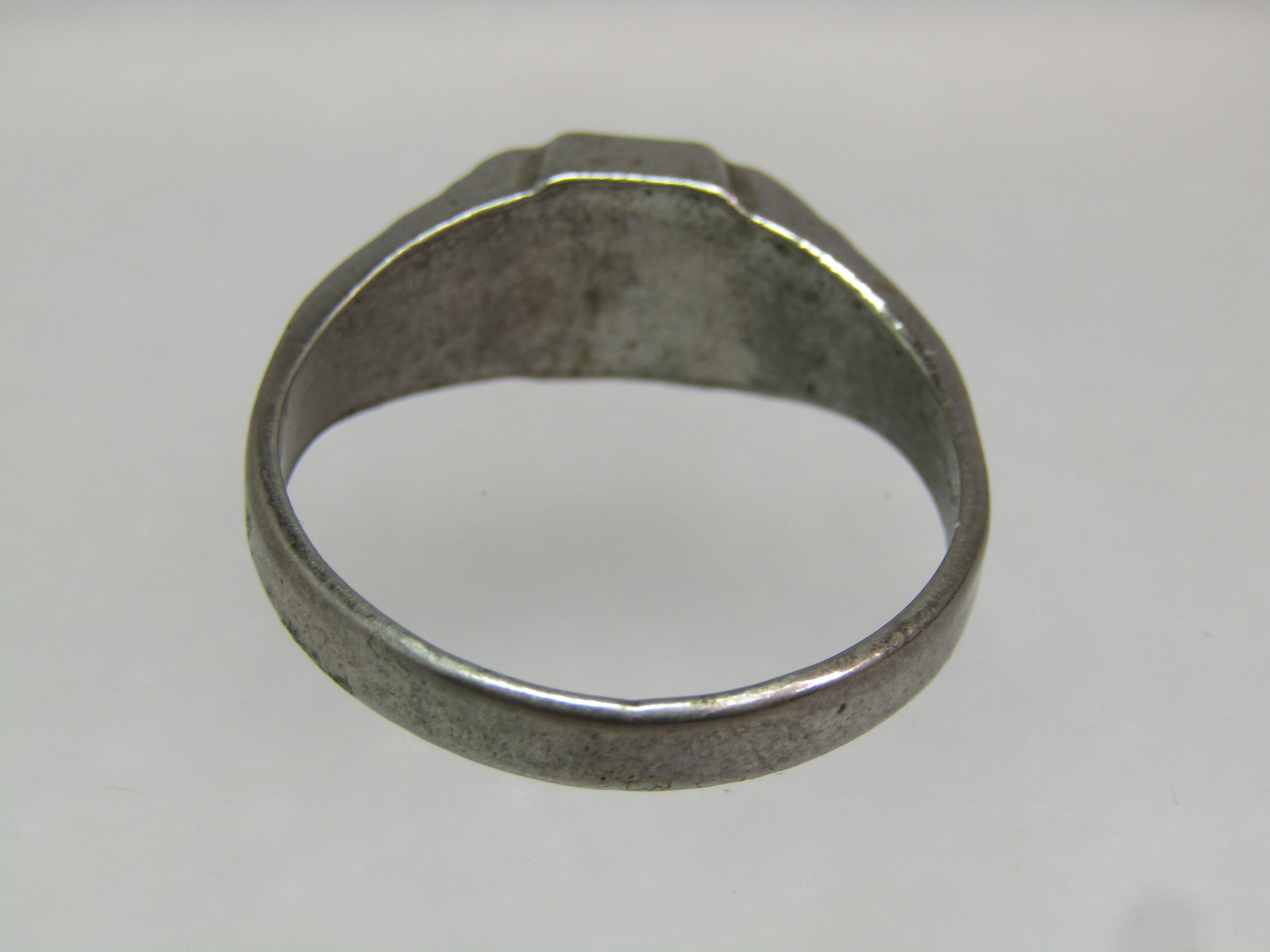 Vintage Clear Stone Men's Ring, Sz. 12.5, Art Deco, Signed Uncas, 1920's-1930's - 5