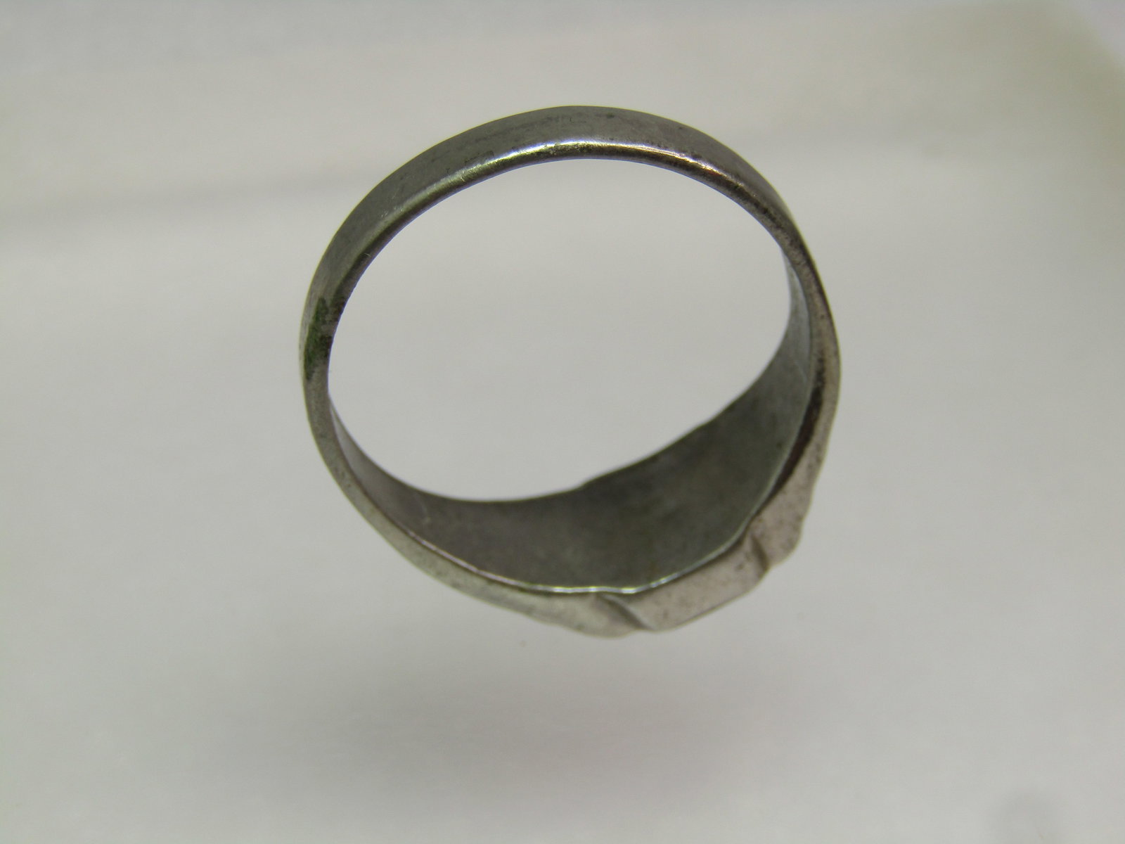 Vintage Clear Stone Men's Ring, Sz. 12.5, Art Deco, Signed Uncas, 1920's-1930's - 6