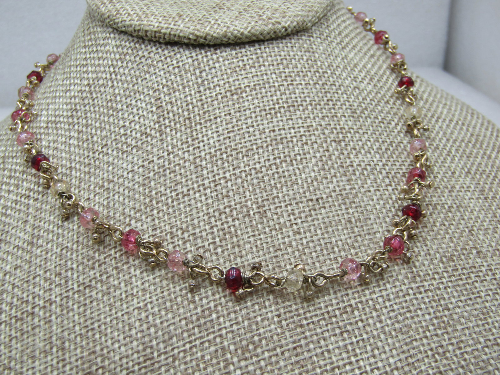 Liz Claiborne Rhinestone Dangle Necklace, 19" - 4