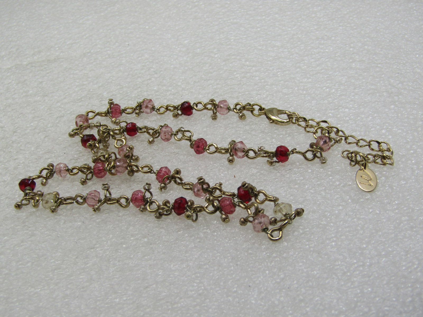 Liz Claiborne Rhinestone Dangle Necklace, 19" - 7