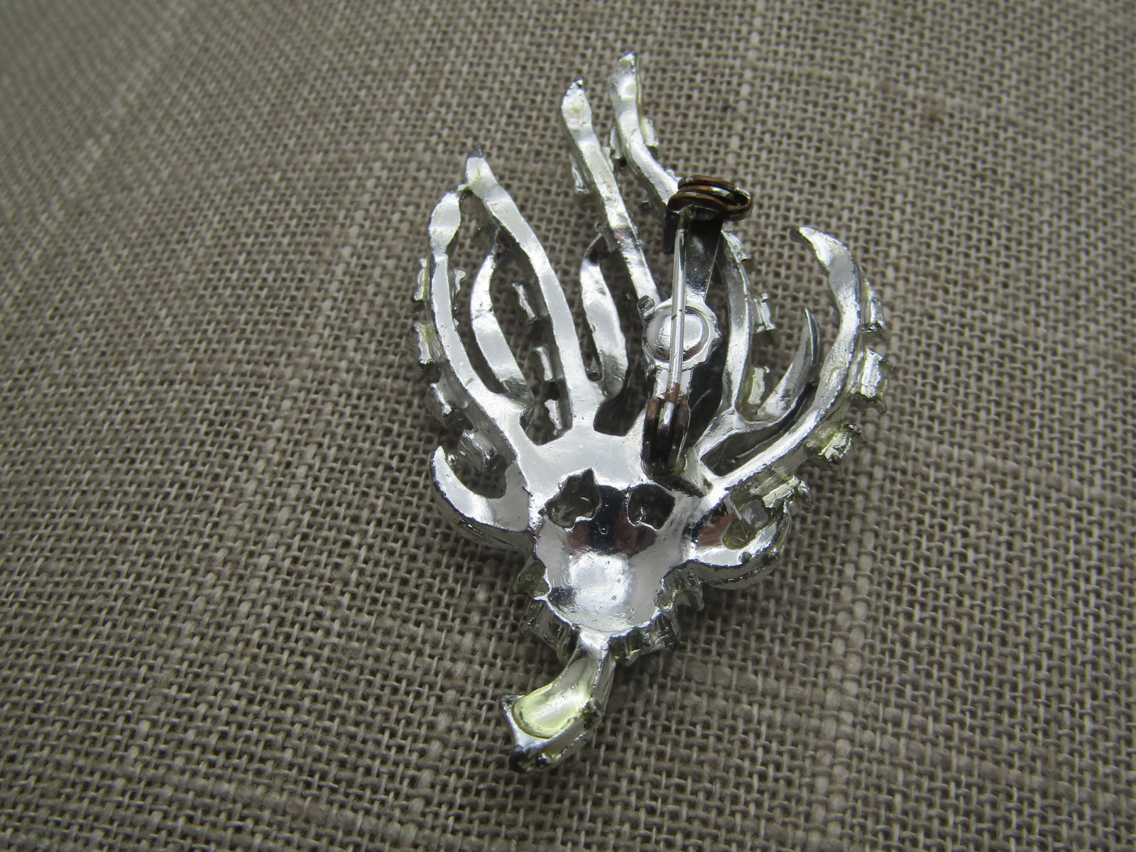 Vintage Rhinestone Swag Brooch, 1940's-1950's - 5