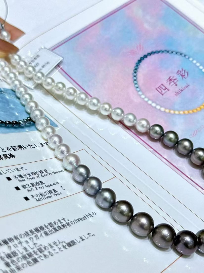 Natural pearl necklace - 2