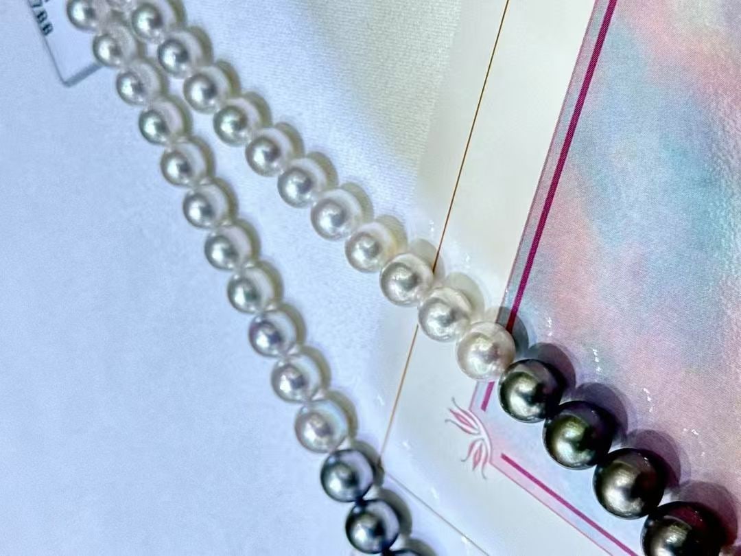 Natural pearl necklace - 3