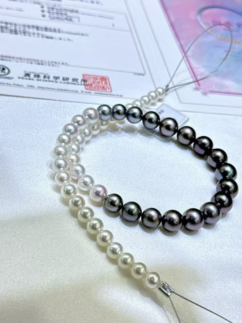 Natural pearl necklace - 4