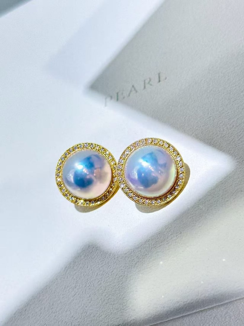 18K white gold diamond set - 3