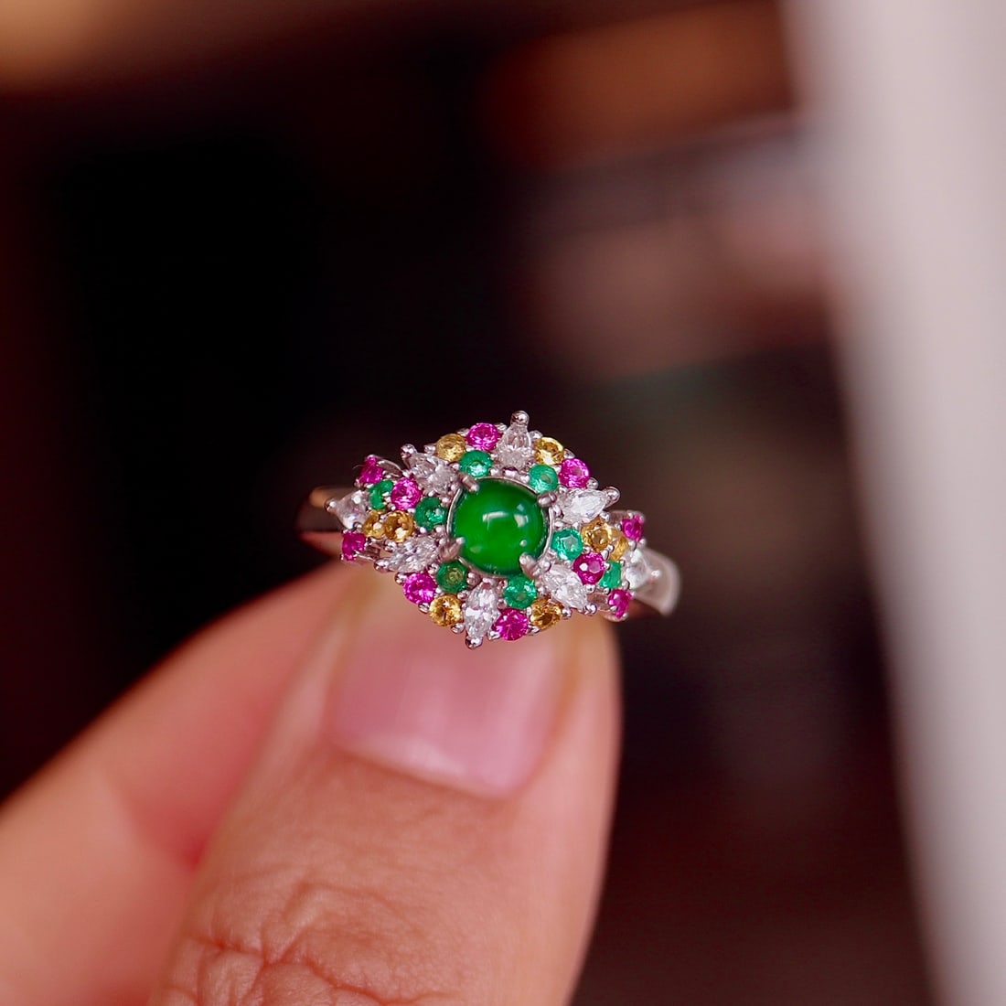 Natural Jade Ring - 2