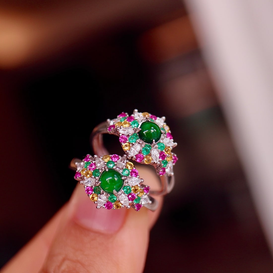 Natural Jade Ring - 4