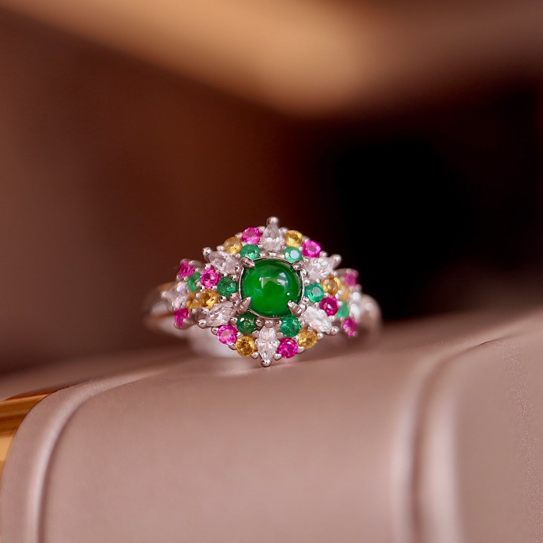 Natural Jade Ring - 5