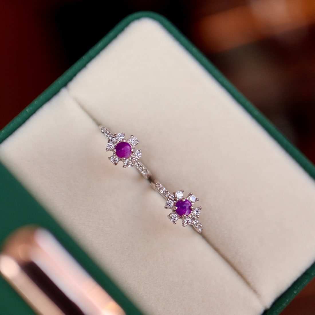 Sterling Silver Sugilite Earrings - 5