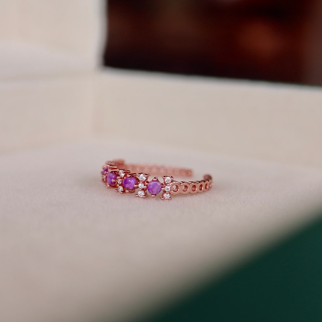 Sterling Silver Sugilite Ring - 15