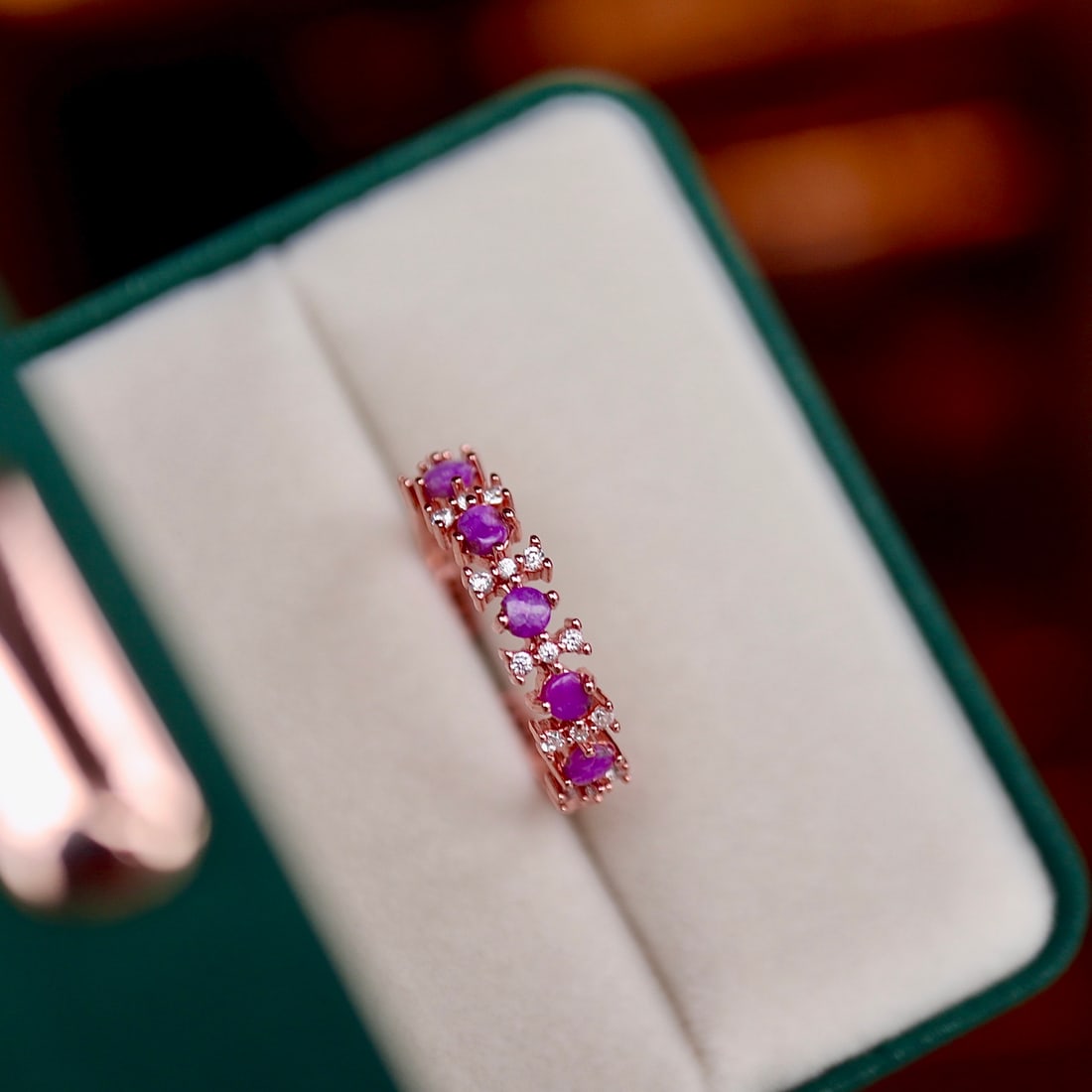 Sterling Silver Sugilite Ring - 9