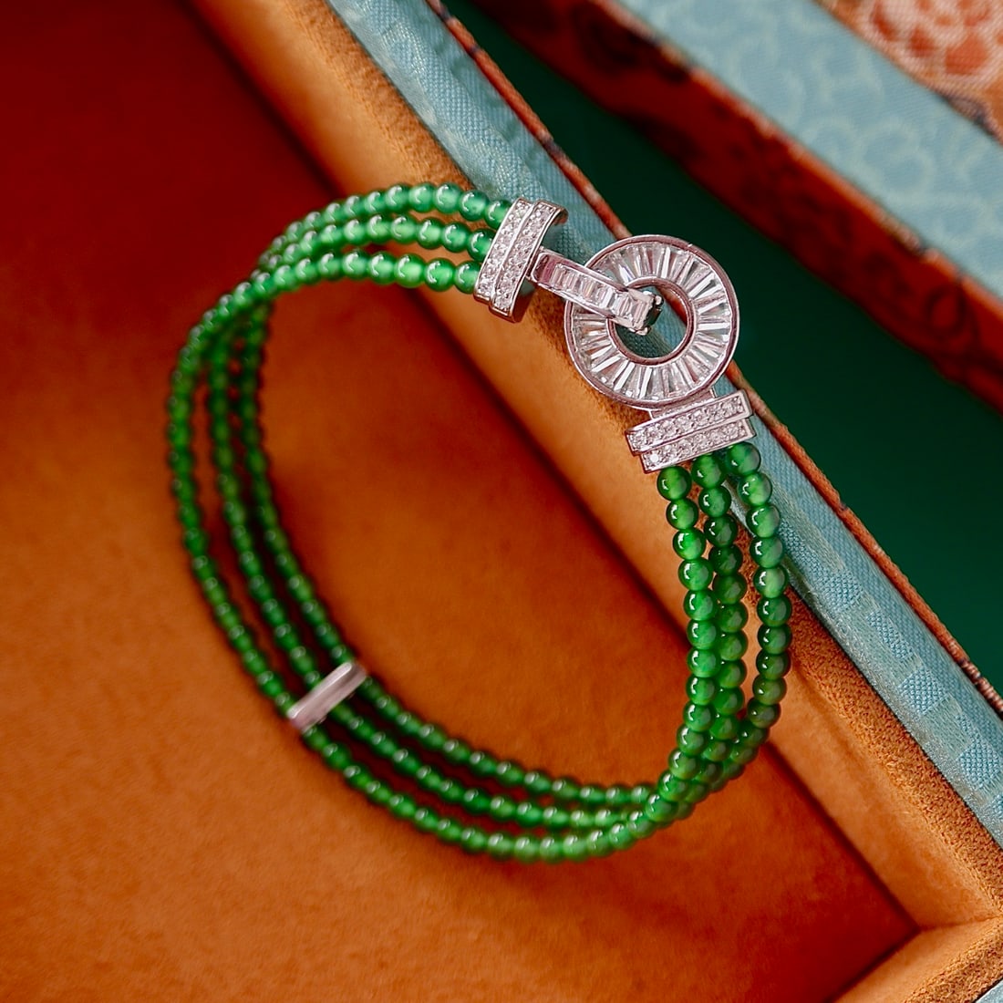 Jade millet bead bracelet (1 of 9)