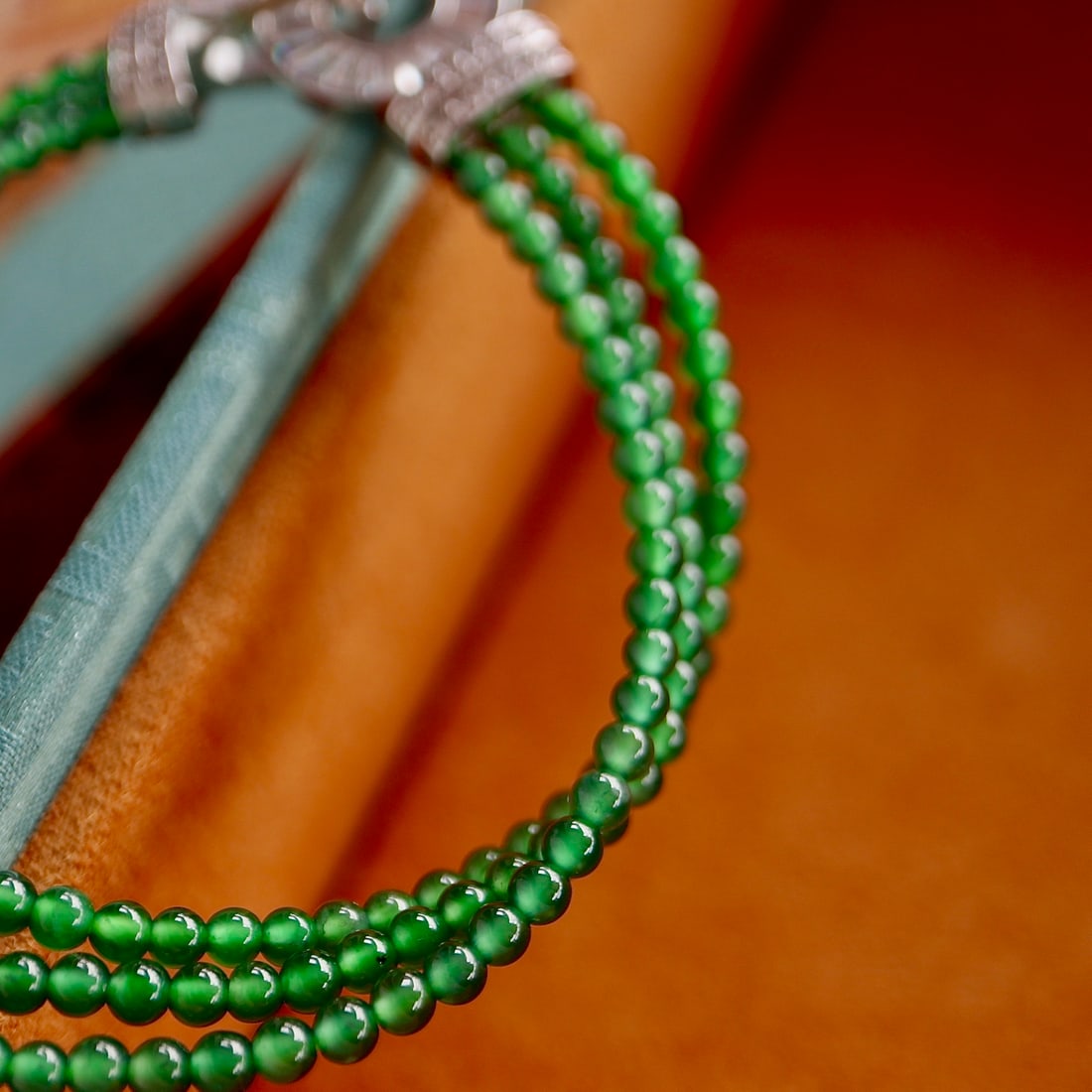 Jade millet bead bracelet - 3