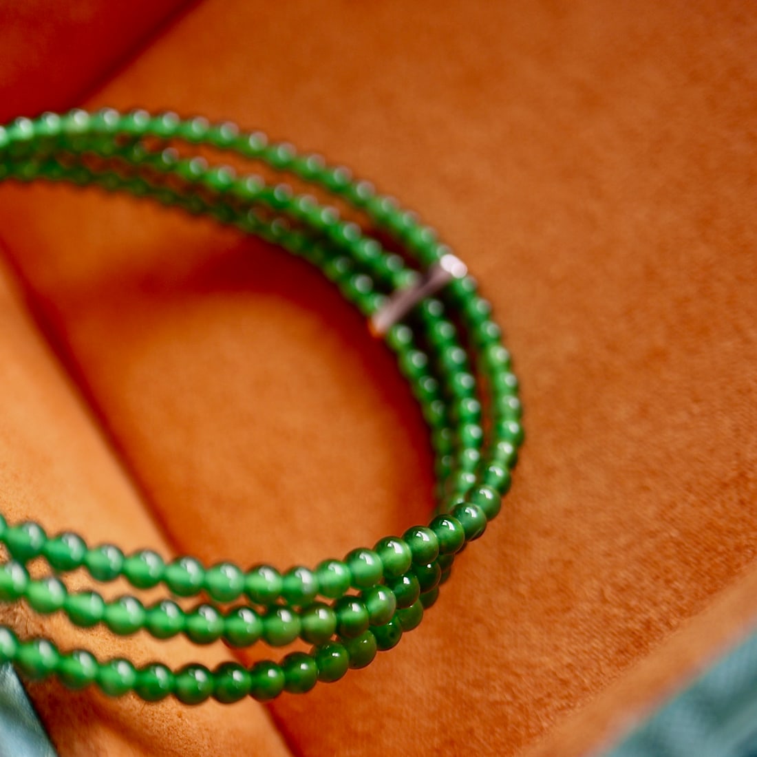 Jade millet bead bracelet - 5
