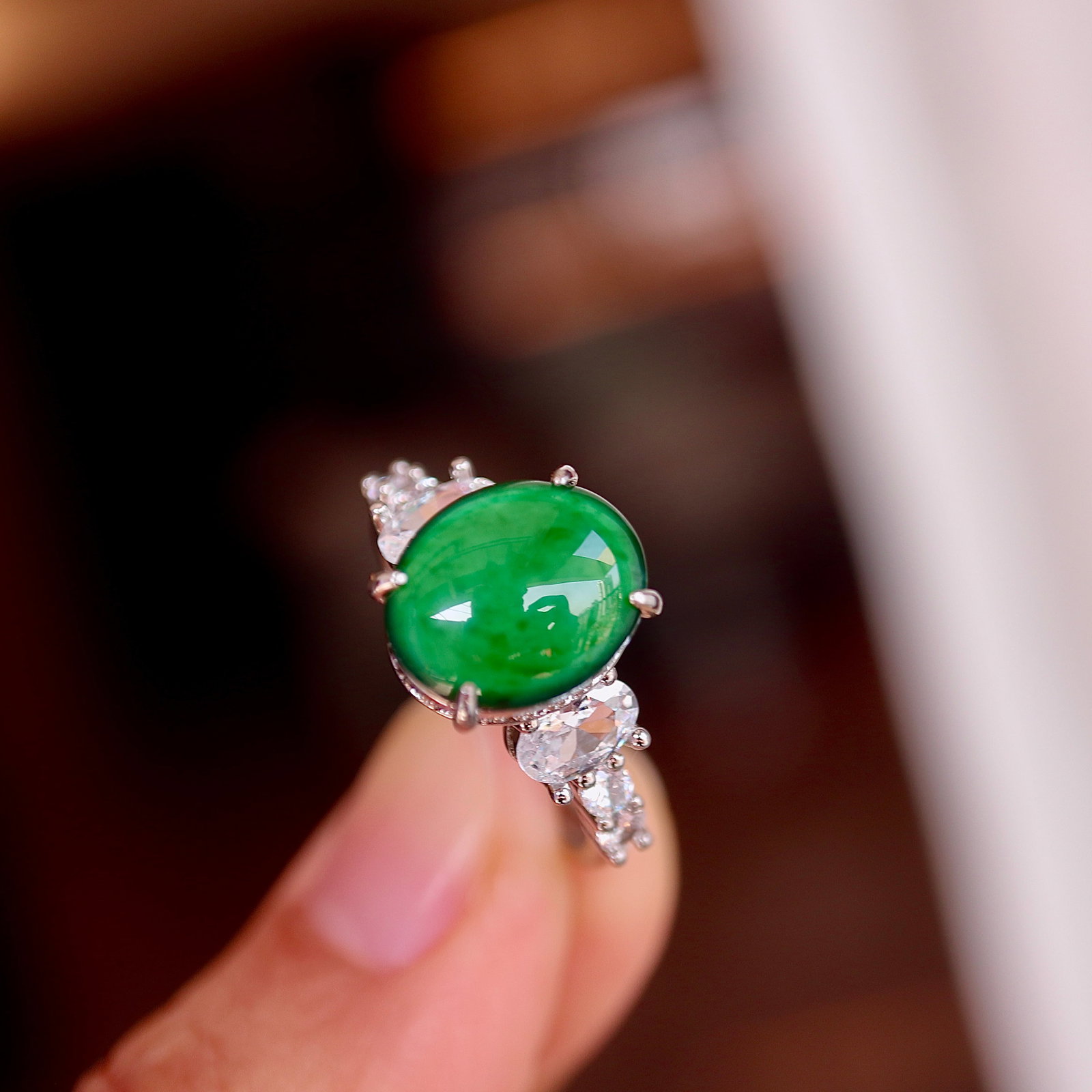 Natural Jade Ring - 7