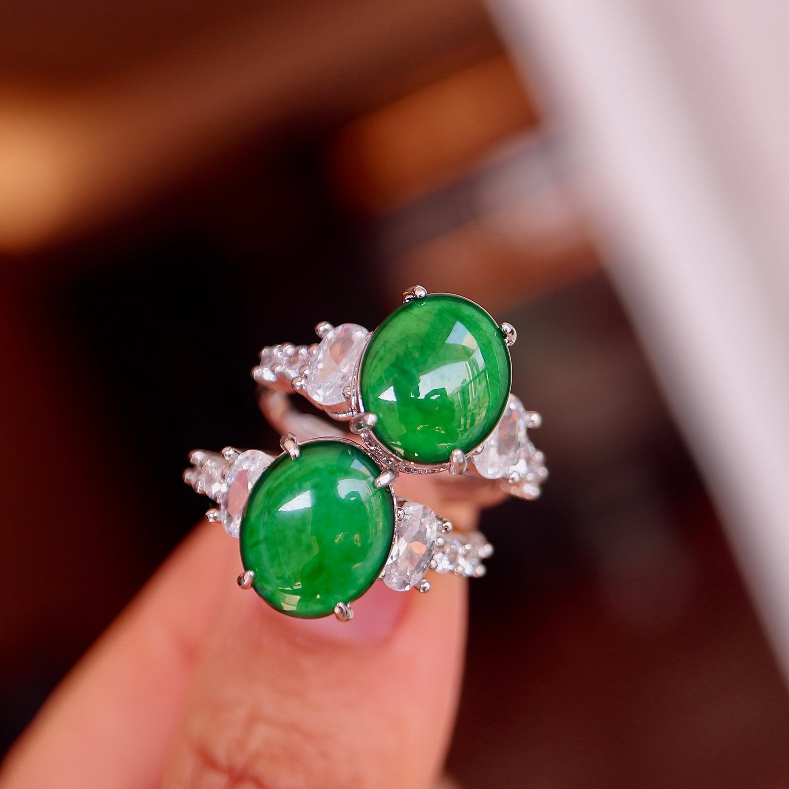 Natural Jade Ring - 8