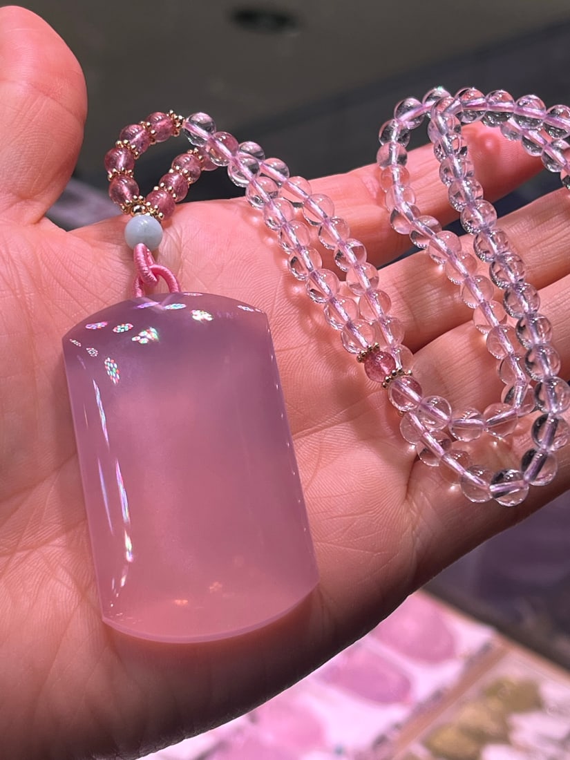 Natural crystal pendant - 7