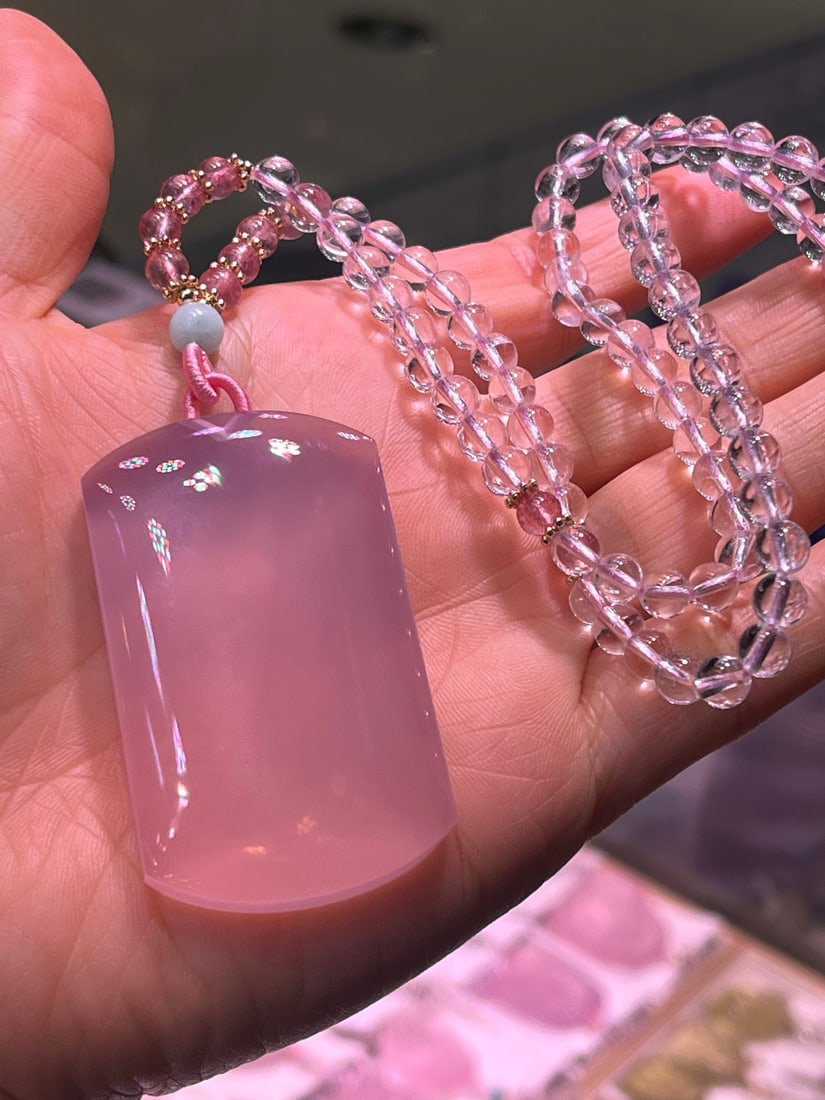 Natural crystal pendant - 8