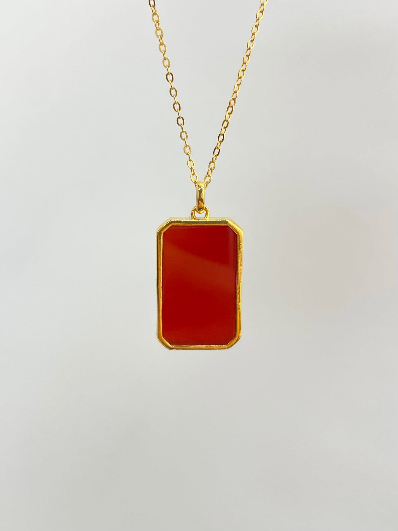 18K Gold Agate Pendant (1 of 6)