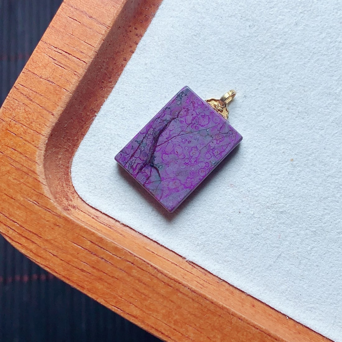 Natural Sugilite Pendant - 2