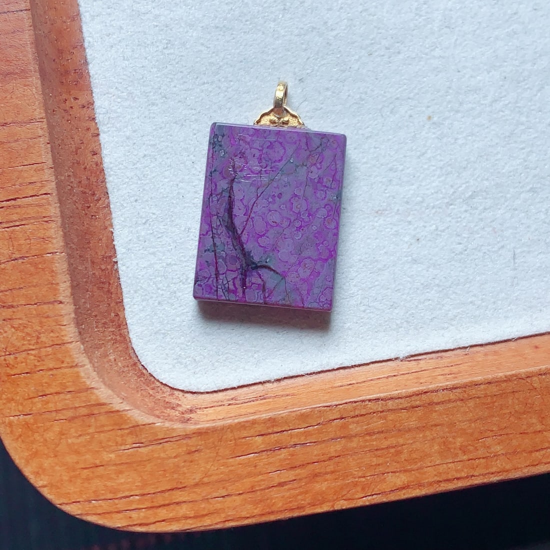 Natural Sugilite Pendant - 3