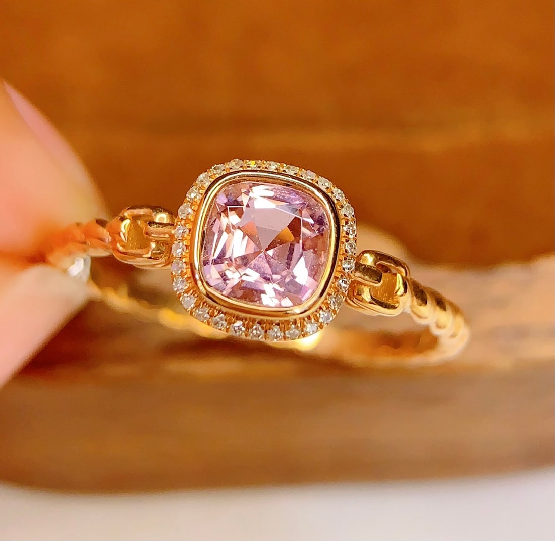 18K Gold Tourmaline Ring - 4