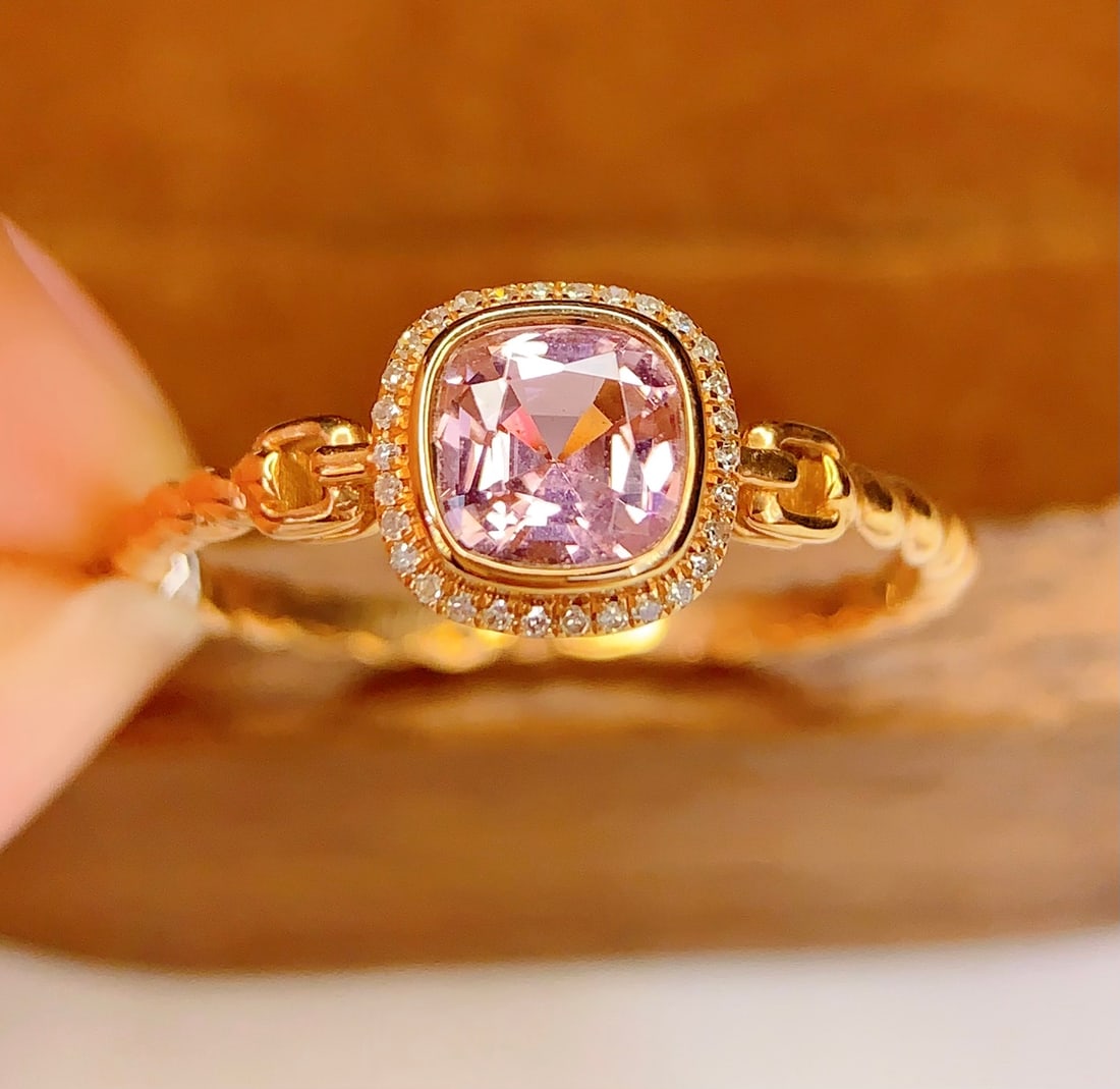 18K Gold Tourmaline Ring - 5