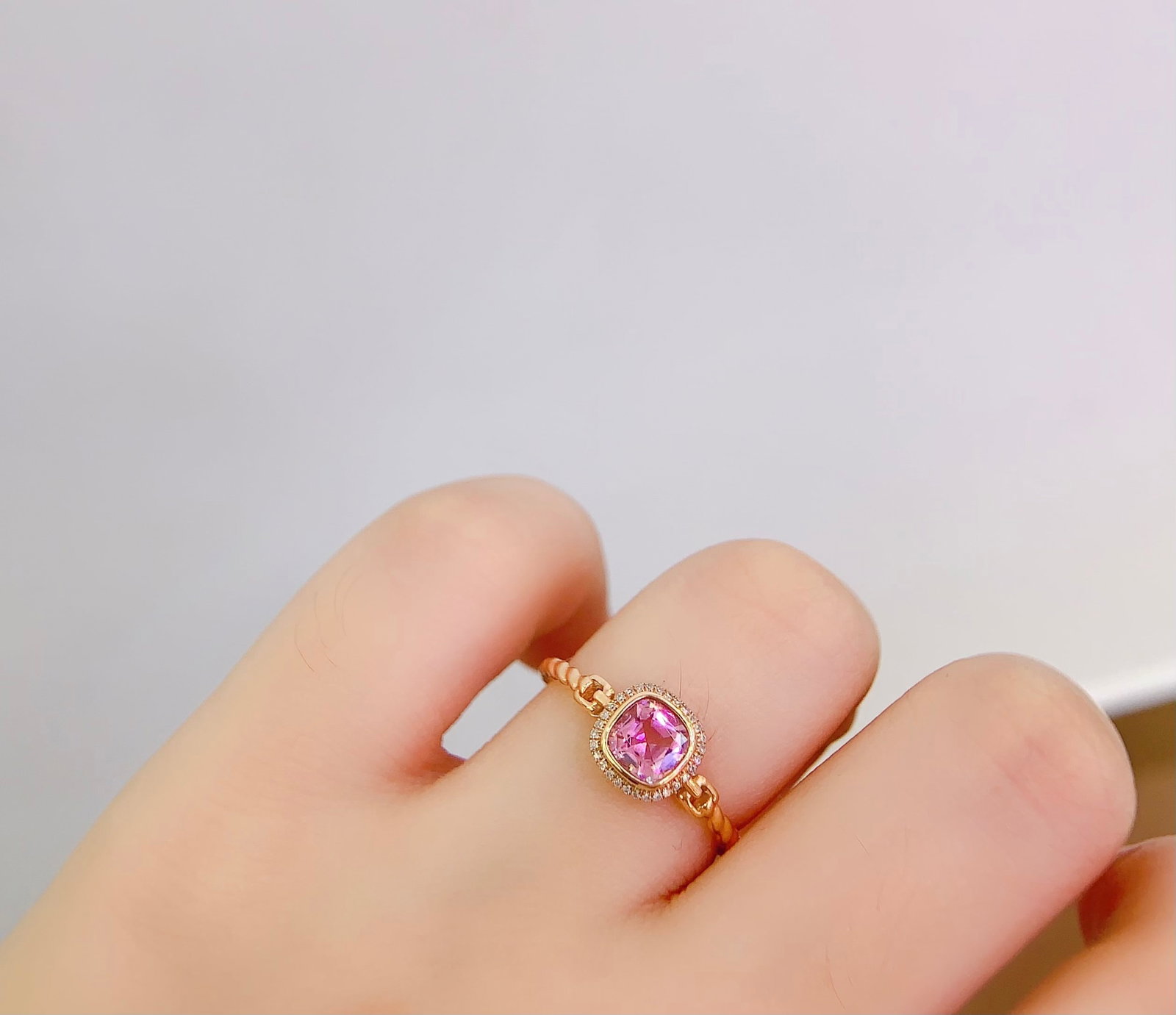 18K Gold Tourmaline Ring - 6