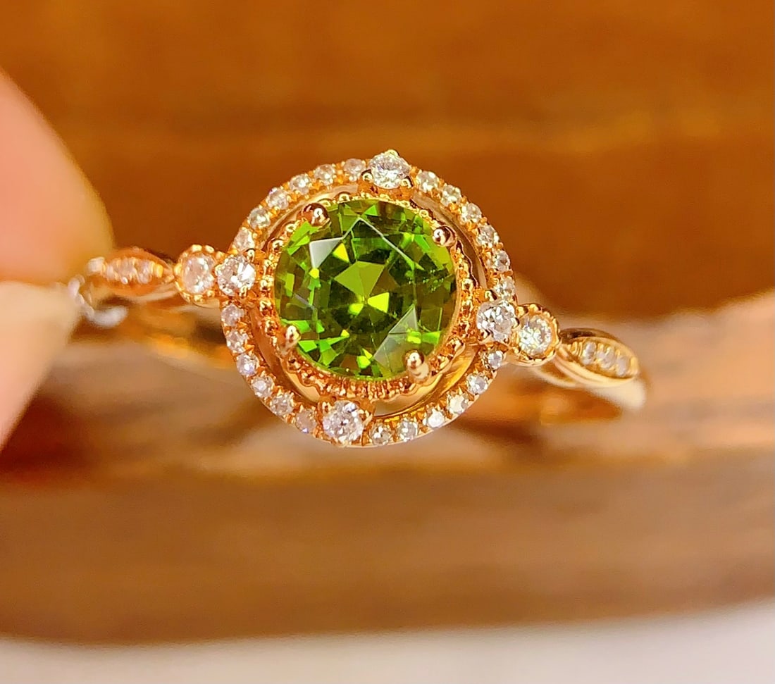 18K Gold Tourmaline Ring (1 of 6)