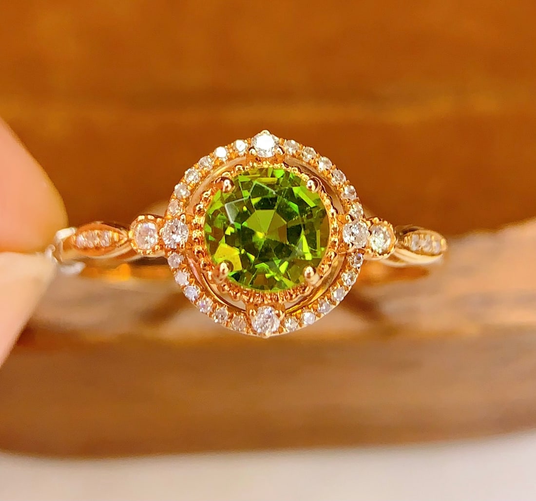 18K Gold Tourmaline Ring - 2