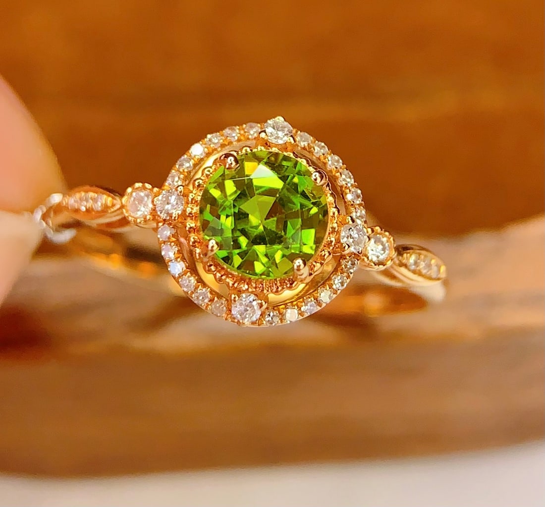 18K Gold Tourmaline Ring - 3