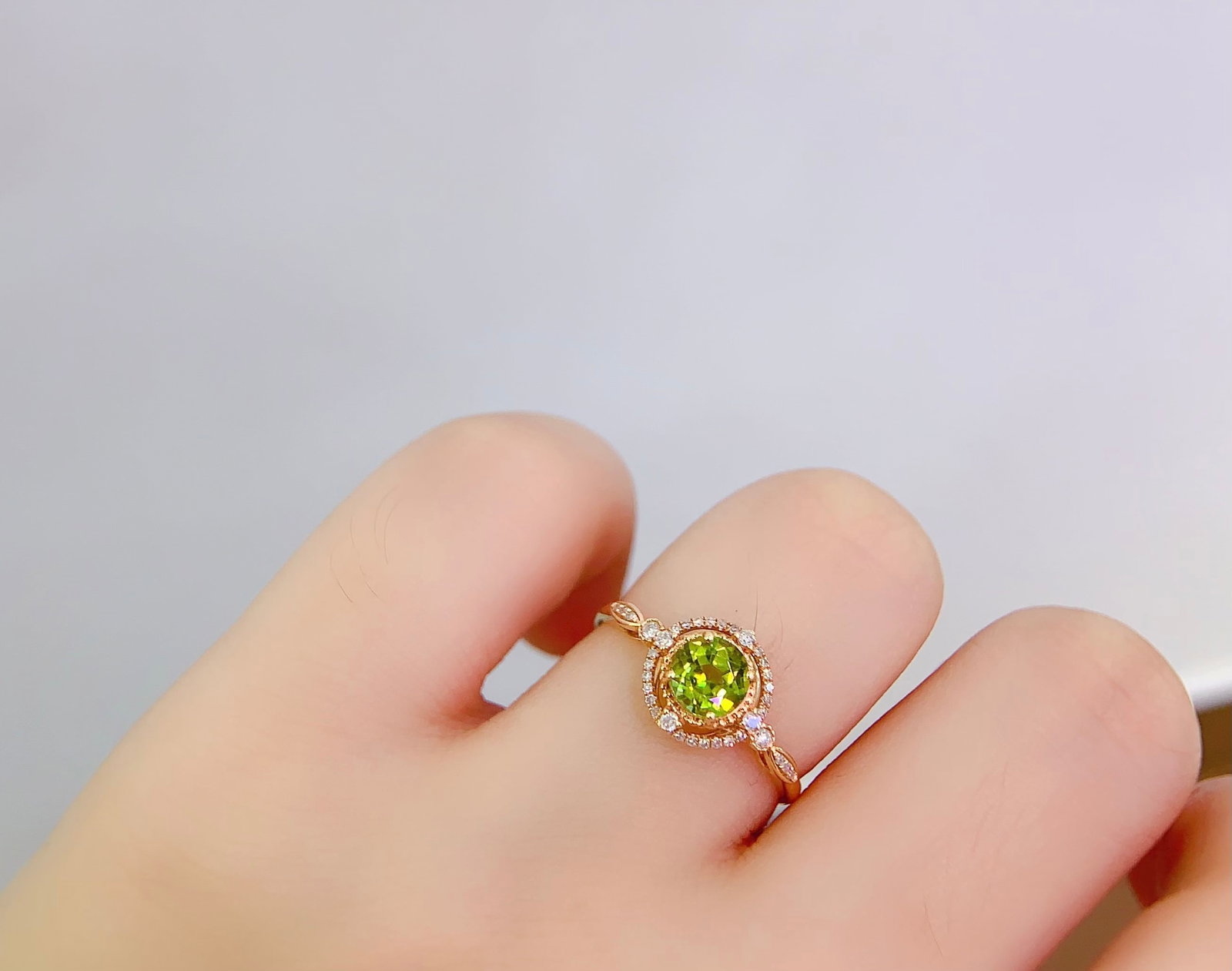 18K Gold Tourmaline Ring - 6