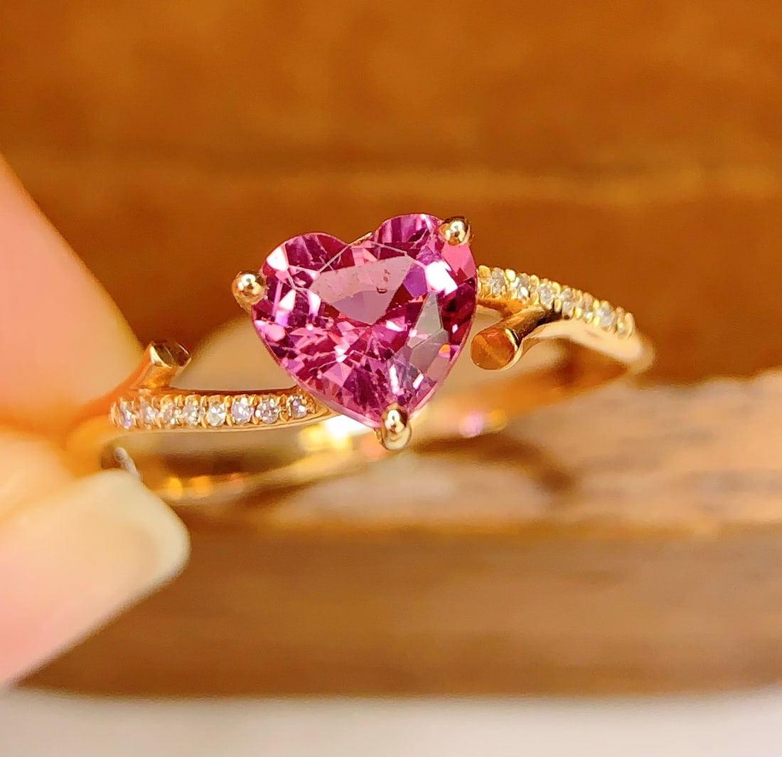 18K Gold Tourmaline Ring - 5